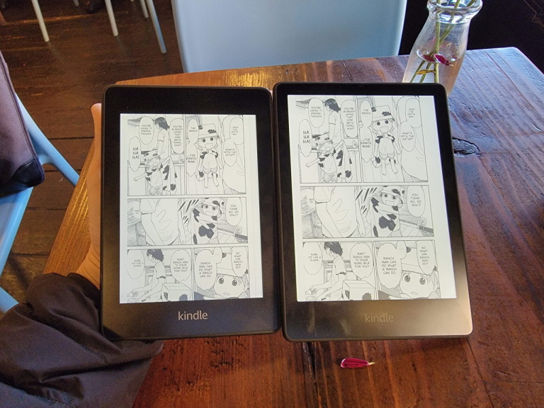 Manga trên Kindle Paperwhite