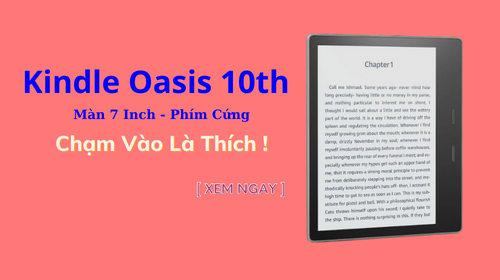 Máy Đọc Sách Kindle Oasis 3 10th