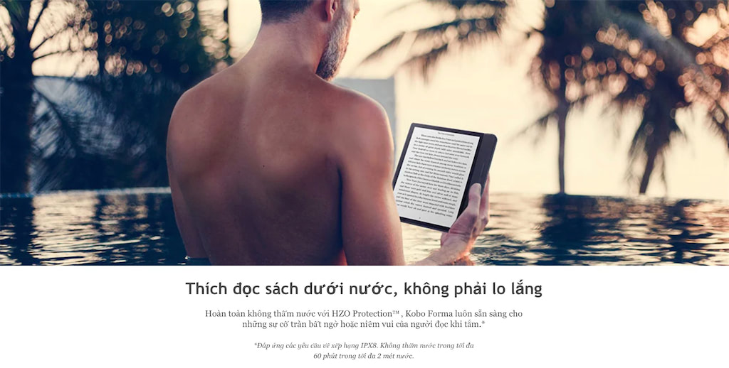 Máy đọc sách điện tử ebook Kobo Fomar 8 Inch